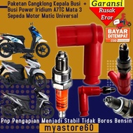 MATA Economical Package of Spark Plug Cap, Spark Plug Head, Spark Plug Cap, Spark Plug + Racing Irid