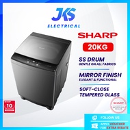 SHARP 7.5KG/8.5KG/9.5KG/10.5KG/12.5KG/15.5KG/20KG Fully Auto Top Load Washing Machine 洗衣机