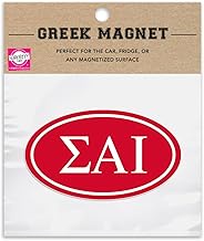 Sigma Alpha Iota Car Magnet — Set of 2 - Removable No Residue All Weather Magnets, SAI Sorority Gift