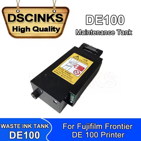 DE100 Waste Ink Tank For Fujifilm Frontier DE 100 Printer Maintenance Tank With Stable Chip For Fuji