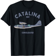 Pby Catalina Flying Boat Seaplane Airplane American Ww2 T-Shirt