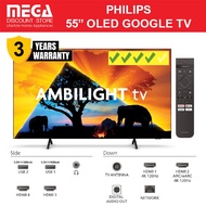 PHILIPS 55OLED789/98 55" OLED 4K GOOGLE AMBILIGHT TV / Free fixed bracket + installation
