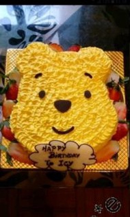 Co Cake - 3D立體蛋糕 吱花 Winnie the pooh 小熊維尼 蛋糕 生日蛋糕 歡迎來圖訂做