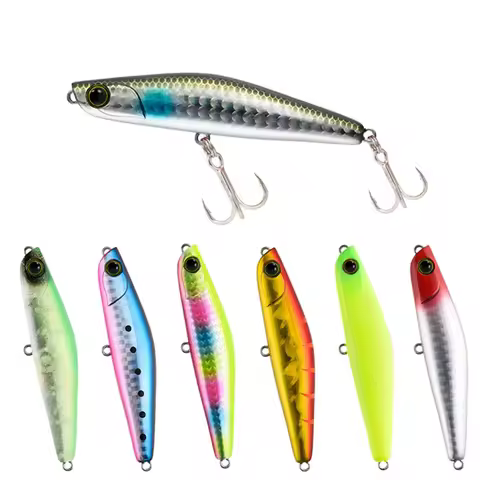 8cm 18g Fishing Lure Pencil Wobbler Yoichi 99 Super Long Cast Slow Sinking Jerkbait Artificial Hard 