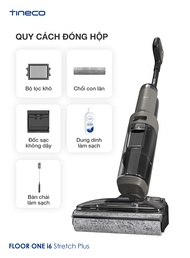 Máy hút bụi lau sàn Tineco Floor One i5 Stretch Plus/ i6 Stretch Plus - Lực hút 20000pa - Gập phẳng