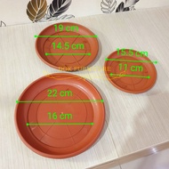 Brown Flower Pot Coaster Diameter 15 cm Diameter 19 cm Diameter 22 cm