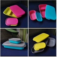 bekas bekal tupperware brands.. 4 set..
