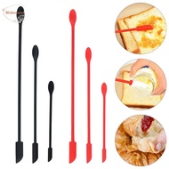 MXBEAUTY Mini Spatulas Cooking Kitchen Accessories Scrapers Baking Pastry Spoon Cream Butter Jar Soft Silicone Cake Tools
