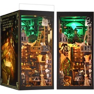 Hamaileon the Master's House 3D Book Nook Kit Puzzle DIY Book Nook with LED Light