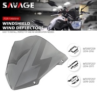Windshield Windscreen For YAMAHA MT07 FZ07 MT09 FZ09 Motorcycle Accessories Wind Deflectors Parabris