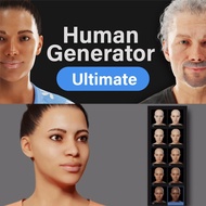HUMAN GENERATOR ULTIMATE 3D CHARACTER CREATOR | REALISTIC HUMAN MODELS FOR BLENDER