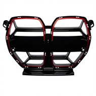 FK13 Dry Carbon Front Grille CSL Style Car Grille Red Decoration M3 M4 G80 G82 G83 Front Bumper Gril