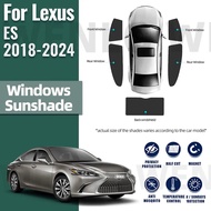 For Lexus ES 2019-2022 2023 2024 200 250 350 300H Car Sunshade Magnetic Front Rear Windshield Curtain Side Window Sun Shade Viso