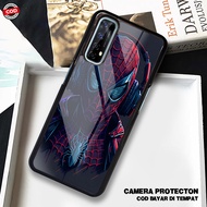 HP HS30 Case Realme 7 - 7 Pro Softcase Glass Kaca - Hardcase 2D Glossy - Protective Phone Case Lates