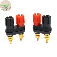 Strongaroetrtr Speaker Banana Plug Terminal Connector Banana Socket Dual Female Banana Plug For Spea