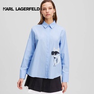 KARL LAGERFELD - IKON CHOUPETTE STRIPED SHIRT A3W11029