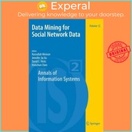 Data Mining for Social Network Data by Hsinchun Chen (US edition, paperback)