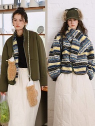 雙面穿 暖絨冬語 兩面穿羊羔毛三防合一解構外套 附贈圍巾