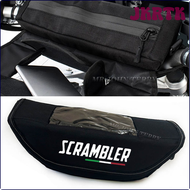 JKRTK สำหรับ DUCATI Scrambler1100 Ducati Scrambler400 Scrambler 800อุปกรณ์ตกแต่งจักรยานยนต์มือจับกันน้ำและกันฝุ่นกระเป๋าเก็บของ HRTWR