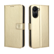 Vivo Y16 Case Wallet PU Leather Back Cover Casing Vivo Y16 VivoY16 Phone Case Flip