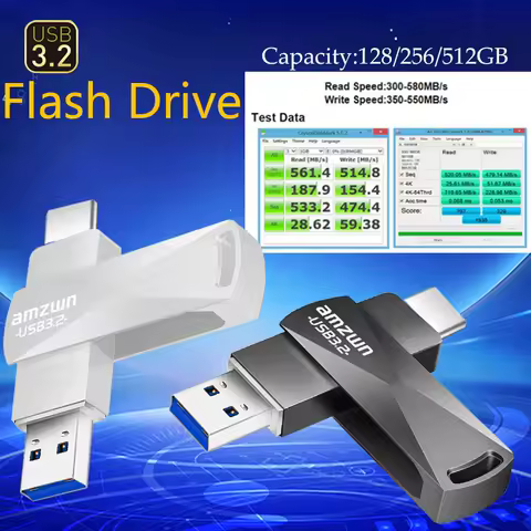 USB Flash Drive 1TB 128GB OTG USB 3.2 & TYPE C Flash Drive 512GB 256GB Pen Drive USB Memory Stick gi