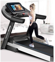 Electric Folding Treadmill, Household Small Silent Multi-Function Folding Treadmill, Mini Indoor Walking Fitness Equipment