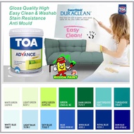 1L ( 1 LITER ) TOA ( EASY CLEAN ADVANCE COTE ) PEARL GLOSSY FINISH FOR INTERIOR WALL PAINT / ANTI MOULD /d