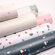 Milk Tea Shop Background Wall Catering Wallpaper Decoration Waterproof Bar Cake Shop Sticker Self-Ad