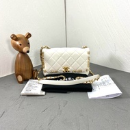 CHANEL香奈兒2023新款琺瑯鏈條包，芯片款