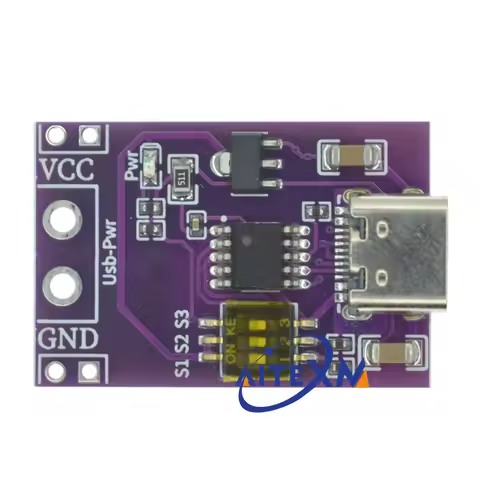 1/2/5PCS CH224K Module Type-C QC AFC PD2.0 PD3.0 to DC Spoof Scam Fast Charge Trigger Polling Detect