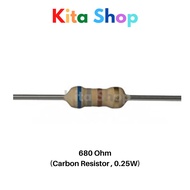Resistor 680 ohm (Carbon - 0.25W)