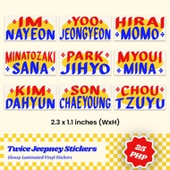 TWICE Jeepney Stickers