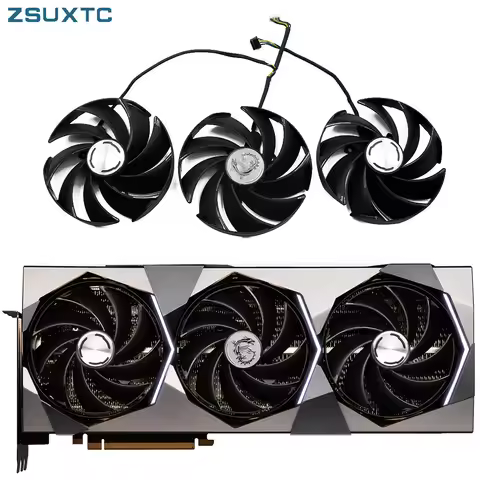 95MM PLD10020B12H For MSI GeForce RTX 4070 Ti 4080 4090 SUPRIM X Video Card Fan RTX4080 RTX4090 Grap