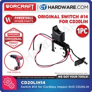 WORCRAFT CD20LIH14 SWITCH #14 FOR CD20LIH [ SPARE PARTS ]
