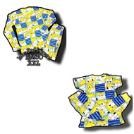 🌈Thr3e Sisters🌈Donald Duck Pyjamas Set Mom Dad tag XXL & big kids tag 12 in yellow