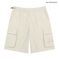 Giordano Mens Relaxed Fit Cargo Shorts (Minions Collection) 01105228001 กางเกงขาสั้นผู้ชาย