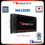 Nakamichi NA1200S 6.2" HD Screen Double Din Player | Bluetooth, USB, FM, CD and DVD