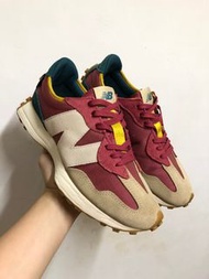 New Balance 327 “Bordeaux Teal” 波爾多紅酒  CORDURA