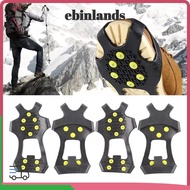 NOVOCCT Ice Claw, Spike Anti-Slip Ice Gripper Spike,  10 Teeth Universal Shoes Crampons For Shoes