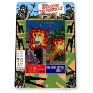 Operation Thunderbolt Arcade Sign Classic Arcade Marquee Tin Sign 20*30cm