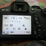 Kamera canon 600d + lensa kondisi bekas