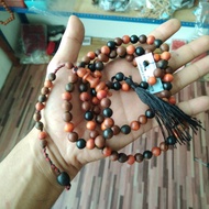 🛑Limited Edition🛑Tasbih Teras Kayu Laka Menang, Teras Raja Kayu Merah Borneo, Teras Kayu Belian Born