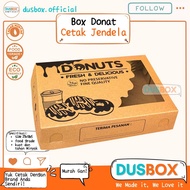Window Donut Box Donut Box/ Donut Packaging/ Donut Container/ Donut Container/ size 27x18x5.5