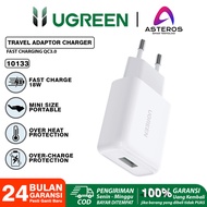 UGREEN Kepala Charger iPhone Fast Charging 18W USB QC 3.0