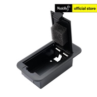 Musiclily Pro 9-Volt Thùng ắc quy trường hợp chủ ngăn cho hoạt động guitar bass Đen
