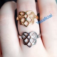 Cincin titanium couple motif Love lambang Ikatan cinta 