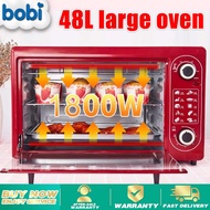 BOBI 48L Electric Oven Large Capacity Multifunctional Home Baking Oven 1800W