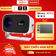 Máy Chiếu Mini Cao Cấp 4K K670 Plus Mới Nhất 2024 Máy chiếu LED thông minh Android 11 với Tự động lấ