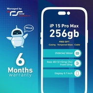 (USED) PHONE 15PM GRADE A CONDITION 6M WARRANTY SECOND HAND ORIGINAL