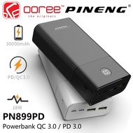 PINENG PN899PD 30000MAH POWER BANK WITH QC 3.0 / PD 3.0 FAST CHARGE POWERBANK - PN-899PD - BLACK / W